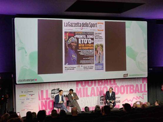 天天盈球即时比分直播-【现场】埃托奥：奥纳纳比迈尼昂强 为投蓝黑弃蓝月